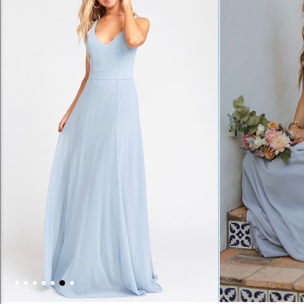 SMYM Jenn Maxi Dress Steel Blue